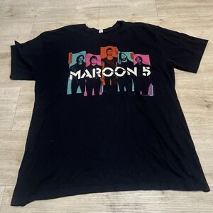 Maroon Five North American Tour 2013 Shirt‎ Black 2XL Mens USA Made Adam Levine